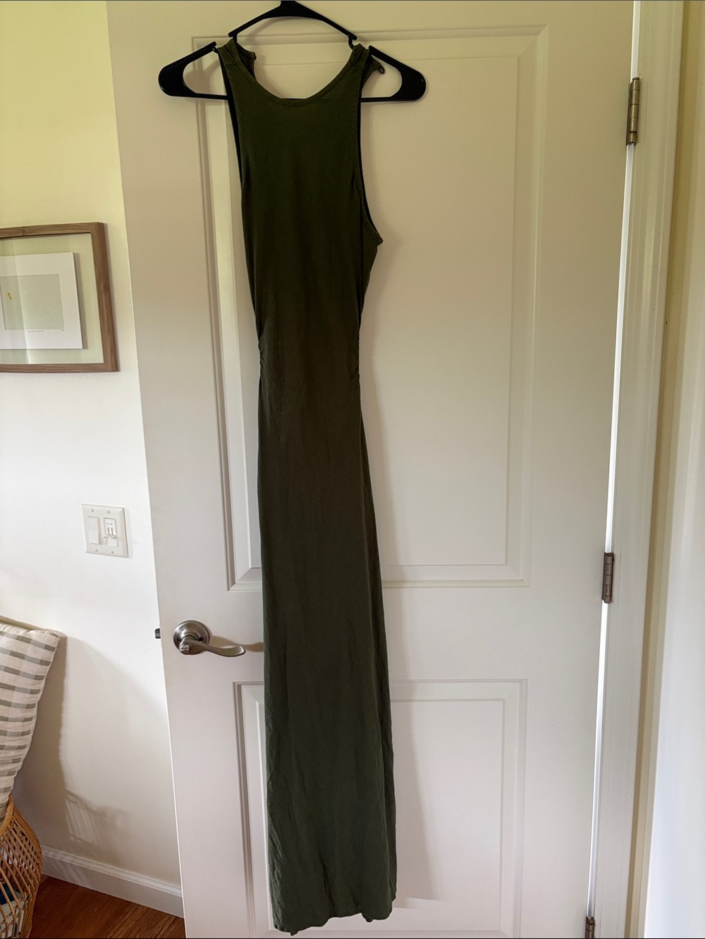 acacia swimwear Olive Green Sleeveless Maxi Dress